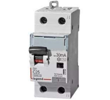 DX3 1P+N 25A тип С 30mA 6kA 2M Дифф. авт. выкл.