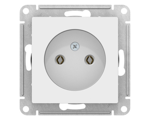 Розетка без заземления без шторок Schneider Electric AtlasDesign ATN000141 Белый - ATN000141