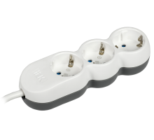 Удлинитель У03 3 места 2P+PE/5м 3х1,5мм2 16А/250В UNO IEK