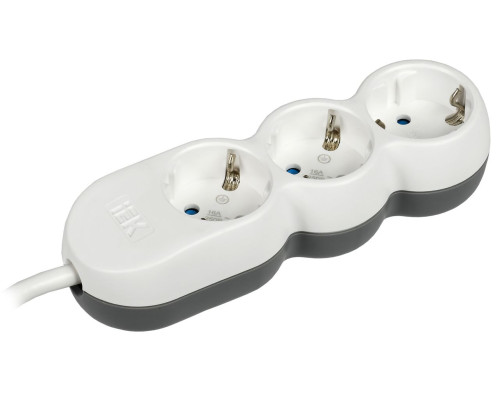 Удлинитель У03 3 места 2P+PE/3м 3х1,5мм2 16А/250В UNO IEK