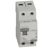 УЗО Legrand RХ3 2P 40A ((100mA!!)) 10kA 2M тип АC
