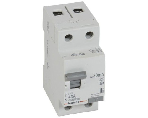 УЗО Legrand RХ3 2P 40A 30mA 10kA 2M тип ((А))