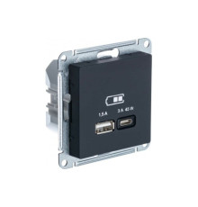Розетка USB Schneider Electric AtlasDesign ATN000129 белый  тип-C 45W вск..заряд. QC, PD, механизм,