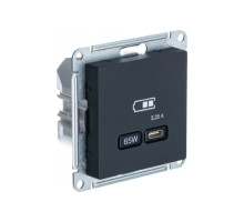 Розетка USB Schneider Electric AtlasDesign ATN001027 Карбон