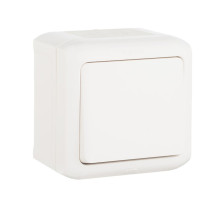 Quteo - Кнопка 6А IP44 (белый)