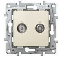 Розетка TV/SAT  2 каб СЛНК ЕТIКА | арт.672357
