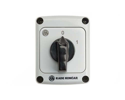 Переключатель PNBS 16 10, 3P, 20A, тип 0-1, 7.5kW(400VAC по АС-23), черная рукоятка, в корпусе IP65 | арт.EAC602466R