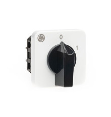 Переключатель BS 16 91 U, 2P, 20A, тип 0-1 (60°), 2NO на 1, 2.5kW(230VAC по АС-23), на дверь, фронт IP40 | арт.EAC602363R
