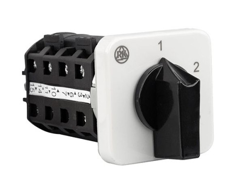 Переключатель BS 16 87 U, 2P, 20A, тип 1-2-3-4, 2NO на 1_4, на дверь, фронт IP40 | арт.EAC631275