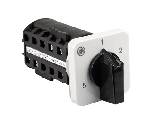 Переключатель BS 16 88 U, 2P, 20A, тип 1-2-3-4-5, 2NO на 1_5, на дверь, фронт IP40 | арт.EAC610378