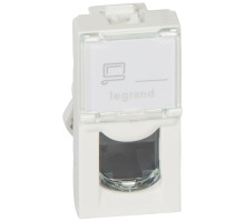 Mosaic RJ-45 UTP кат5е 1мод.бел. | арт.076551