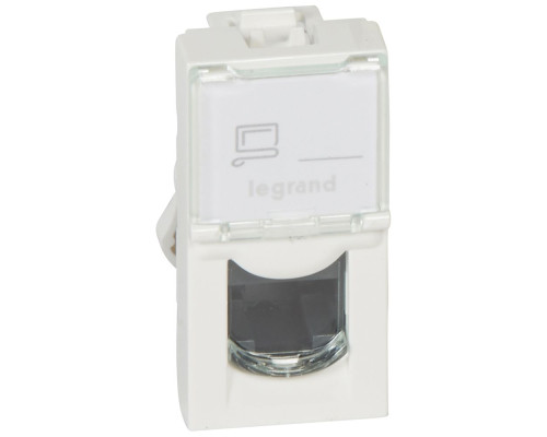 Mosaic RJ-45 UTP кат5е 1мод.бел. | арт.076551