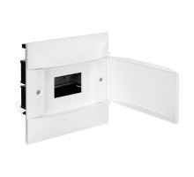 Щиток встр. Practibox S 6М, бел. дверь, с клеммами N+PE, IP40