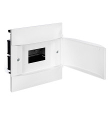 Щиток встр. Practibox S 6М, бел. дверь, с клеммами N+PE, IP40