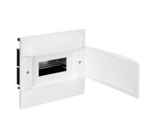 Щиток встр. Practibox S 8М, бел. дверь, с клеммами N+PE, IP40