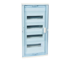 Щиток встр. Nedbox 48М (4х48+1) прозр. дверь, с клеммами N+PE, IP41