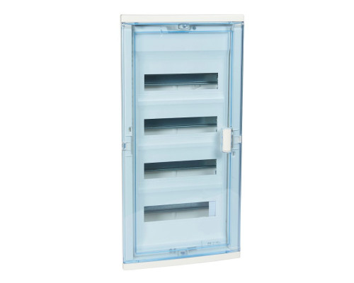 Щиток встр. Nedbox 48М (4х48+1) прозр. дверь, с клеммами N+PE, IP41
