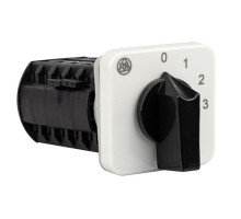 Переключатель BS 16 124 U, 2P, 20A, тип 0-1-2-3, 2NO на 1_3, на дверь, фронт IP40 | арт.EAC602872R