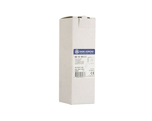 Переключатель BS 16 89 U, 2P, 20A, тип 1-2-3-4-5-6, 2NO на 1_6, на дверь, фронт IP40 | арт.EAC609591