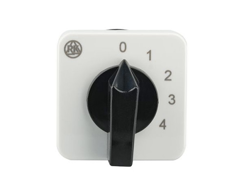 Переключатель BS 16 109 U, 2P, 20A, тип 0-1-2-3-4, 2NO на 1_4, на дверь, фронт IP40 | арт.EAC602436R