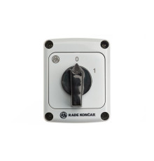 Переключатель PNBS 16 92, 4P, 20A, тип 0-1, 7.5kW(400VAC по АС-23), черная рукоятка, в корпусе IP65 | арт.EAC602853