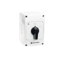 Переключатель PNGBS 25 92, 4P, 25A, тип 0-1, 11kW(400VAC по АС-23), черная рукоятка, в корпусе IP65 | арт.EAC610587