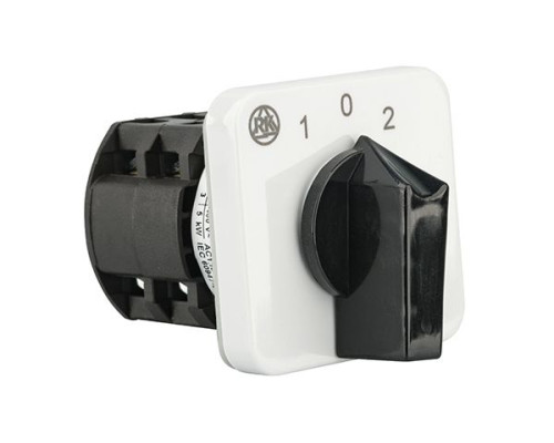 Переключатель BS 16 202 U, 2P, 20A, тип 1→0←2, 2NO на 1_2, на дверь, фронт IP40 | арт.EAC609574R