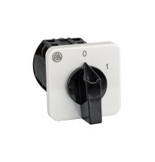 Переключатель BS 16 100 U, 6P, 20A, тип 0-1 (60°), 6NO на 1, 7.5kW(400VAC по АС-23), на дверь, фронт IP40 | арт.EAC602505R