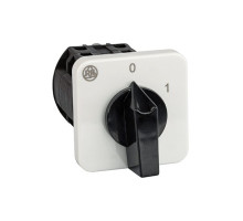 Переключатель BS 16 38 U, 8P, 20A, тип 0-1 (60°), 8NO на 1, 7.5kW(400VAC по АС-23), на дверь, фронт IP40 | арт.EAC609601