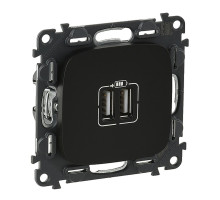 Роз АНТ 2хUSB зарядка VLN-a | арт.754998