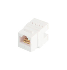Модуль-вставка типа Keystone, cat. 5e UTP, RJ-45 8P8C, 180°, белый | арт.NMC-KJUD2-VI-WT