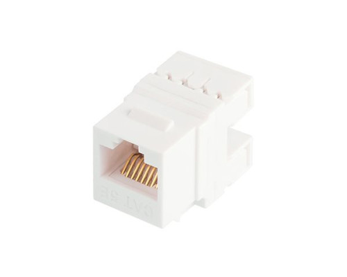 Модуль-вставка типа Keystone, cat. 5e UTP, RJ-45 8P8C, 180°, белый | арт.NMC-KJUD2-VI-WT
