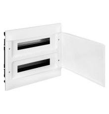 Щиток встр. Practibox S 36М (2х18), бел. дверь, с клеммами N+PE, IP40