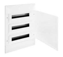 Щиток встр. Practibox S 54М (3х18), бел. дверь, с клеммами N+PE, IP40