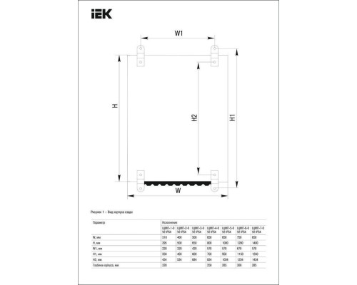 ЩМП-3-0 У2 IP54  корпус металлический