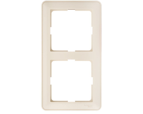 Рамка на 2 поста Schneider Electric Wessen59 KD-2-28 Слоновая  кость | арт.KD-2-28