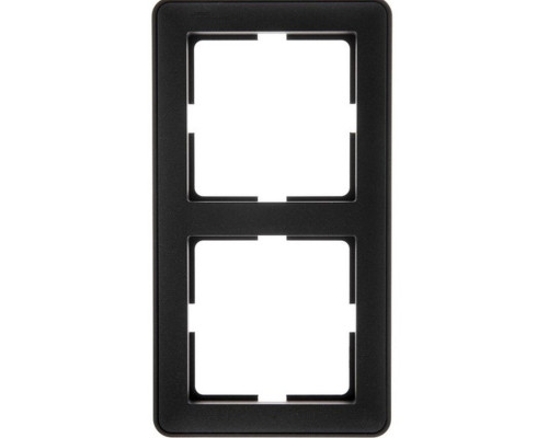 Рамка на 2 поста Schneider Electric Wessen59 KD-2-68 Черный бархат | арт.KD-2-68