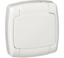 RA16-112B-BI РОЗЕТКА IP44 О/У з/к шт.16А 250В, БЕЛЫЙ - RA16-112B-BI