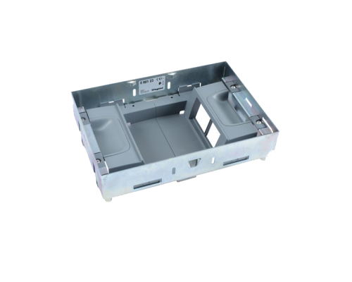 Основание монтажной коробки, вертикальный монтаж, 8M(2x4), Hmin=92/80mm | арт.088123
