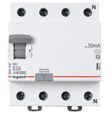 УЗО Legrand RХ3 4P 63A 30mA 10kA 4M тип АС