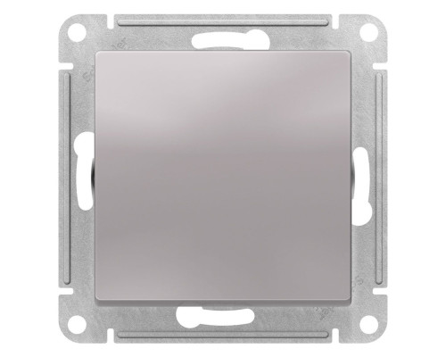 Выключатель 1-клавишный Schneider Electric AtlasDesign ATN000311 Алюминий - ATN000311