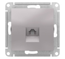 Розетка телефонная Schneider Electric AtlasDesign ATN000381 Алюминий - ATN000381
