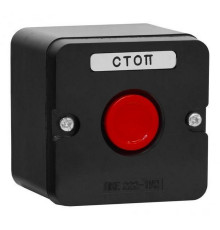 Пост кнопочный ПКЕ 222-1 красный IP54 TDM