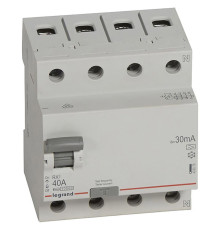 УЗО RX3, электромеханическое, 4P, 40A, 10kA, 30mA, тип A, 4M | арт.402075