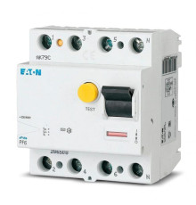 УЗО PF6 4P 25A, 6кА, 100мА, тип АС 4M