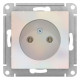Розетка без заземления без шторок Schneider Electric AtlasDesign ATN000441 Жемчуг - ATN000441