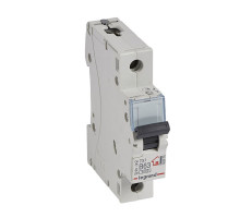 Авт. выключатель Legrand TX3, 1P, 63A, хар-ка B, 6kA | арт.403978