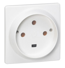 Розетка силовая 32A, 3P+E, 100х100мм, защ. шторки, сл. кость | арт.055815