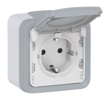 PLEXO - Розетка 2P+E нем.стд. IP55