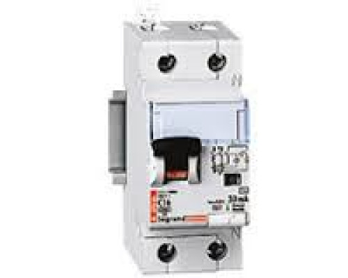УЗО Legrand TX3, электромеханическое, 2P, 25A, 10kA, 30mA, тип AC, 2M
